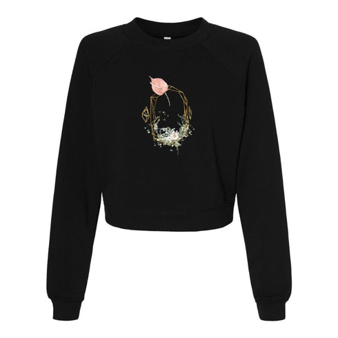 BELLA CANVAS WOMEN'S CROPPED FLEECE PULLOVER 7505